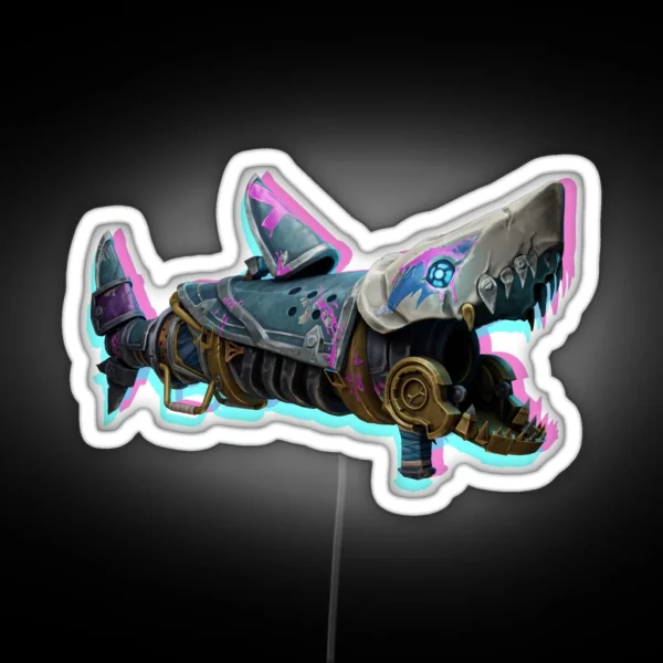 FISHBONE RGB Neon Sign