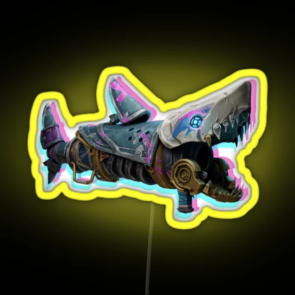FISHBONE RGB Neon Sign