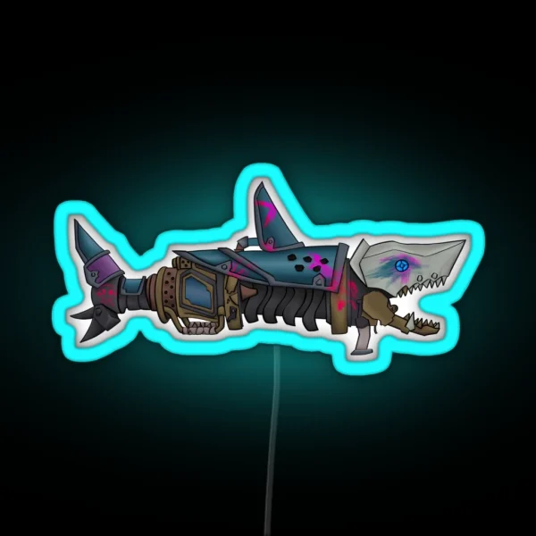 Fishbones RGB Neon Sign