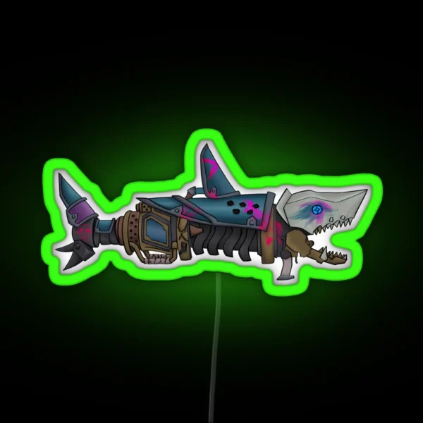 Fishbones RGB Neon Sign