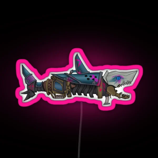 Fishbones RGB Neon Sign