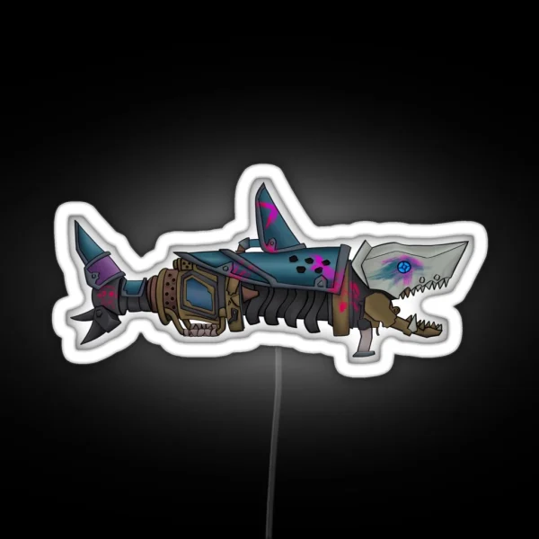 Fishbones RGB Neon Sign