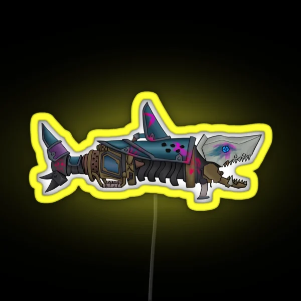 Fishbones RGB Neon Sign
