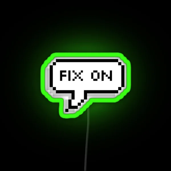 Fix On Mingi ATEEZ RGB Neon Sign