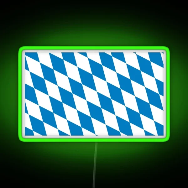 Flag Of Bavaria RGB Neon Sign