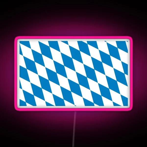 Flag Of Bavaria RGB Neon Sign