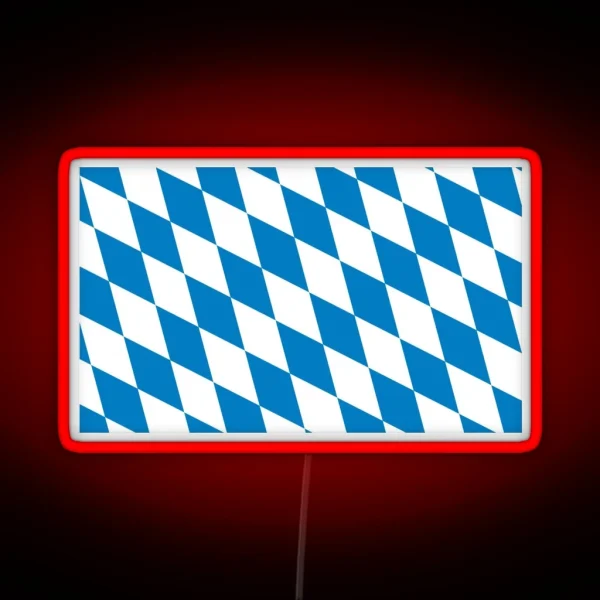 Flag Of Bavaria RGB Neon Sign