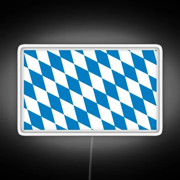 Flag Of Bavaria RGB Neon Sign