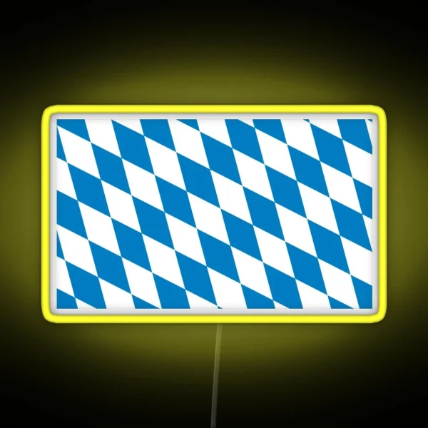 Flag Of Bavaria RGB Neon Sign