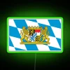 Bavarian State Symbol Vibrant RGB Neon Sign for Interior Decoration