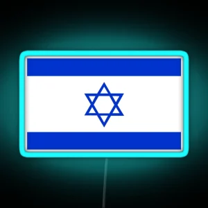 Flag Of Israel RGB Neon Sign