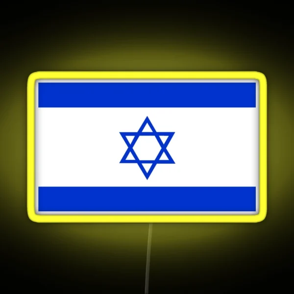 Flag Of Israel RGB Neon Sign