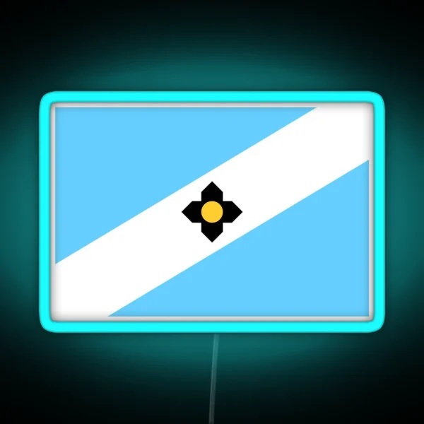 Flag Of Madison RGB Neon Sign