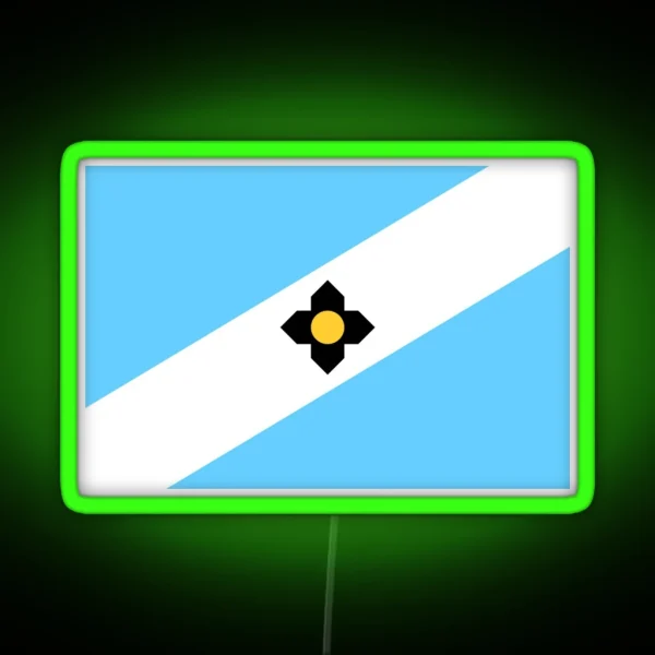 Flag Of Madison RGB Neon Sign