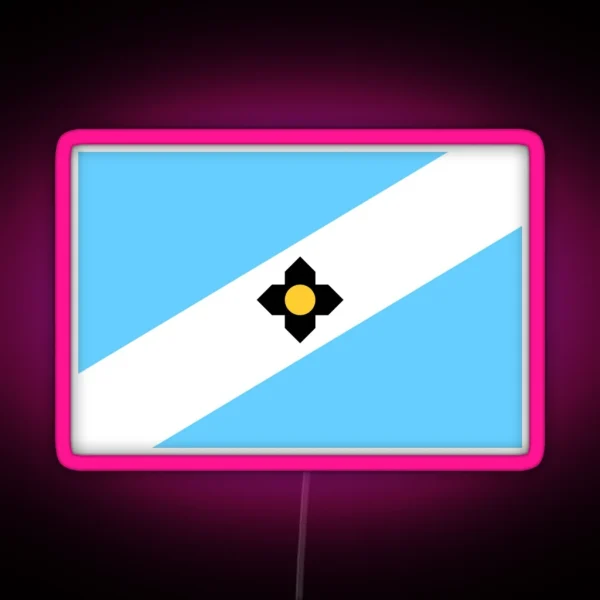Flag Of Madison RGB Neon Sign