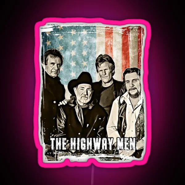 Flag The Road Bandits Band 35 Years Anniversary Gift RGB Neon Sign