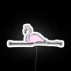 Brighten up your gym with this vibrant flamingo gymnastics sign