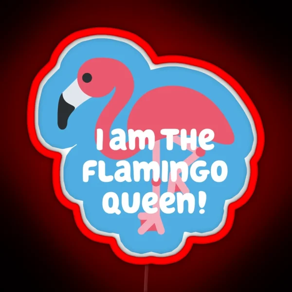 Flamingo Queen RGB Neon Sign