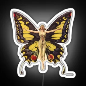Flapper Led Beautiful 1920 S Flapper RGB Neon Sign