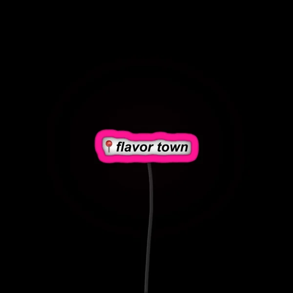 Flavor Town RGB Neon Sign