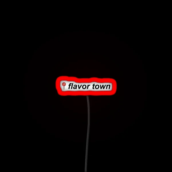 Flavor Town RGB Neon Sign