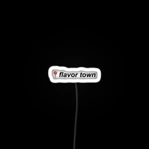 Flavor Town RGB Neon Sign