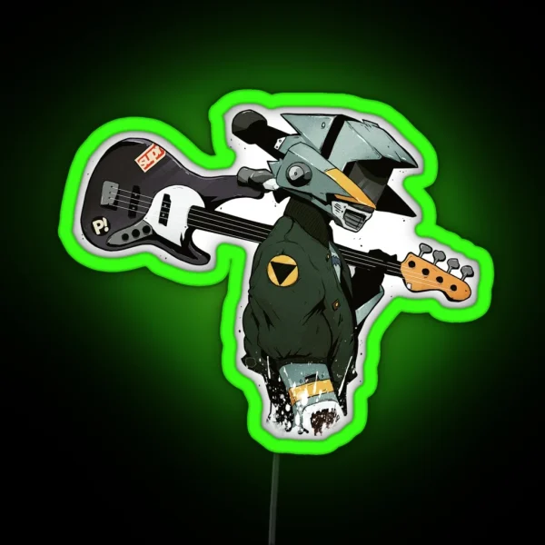 FLCL Guitar RGB Neon Sign