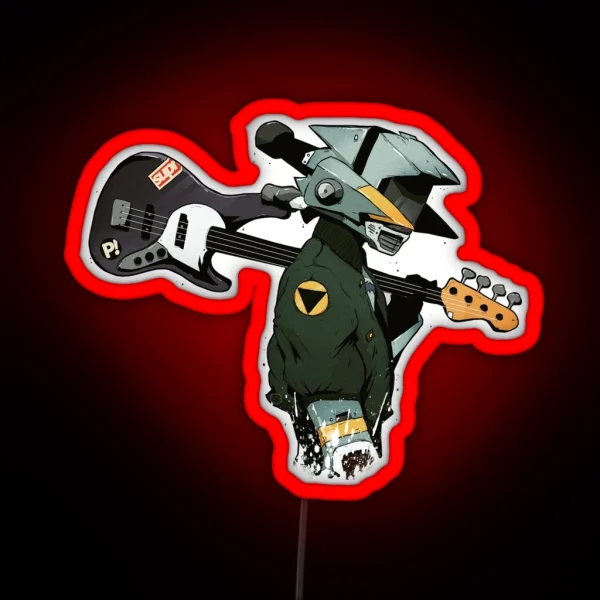 FLCL Guitar RGB Neon Sign
