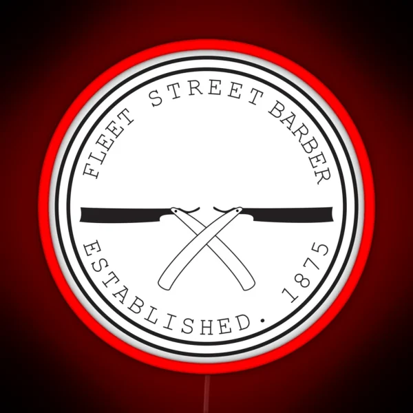Fleet Steet Barber RGB Neon Sign