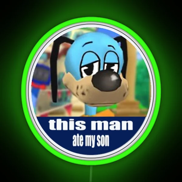 Flippy From Toontown Ate My Son RGB Neon Sign