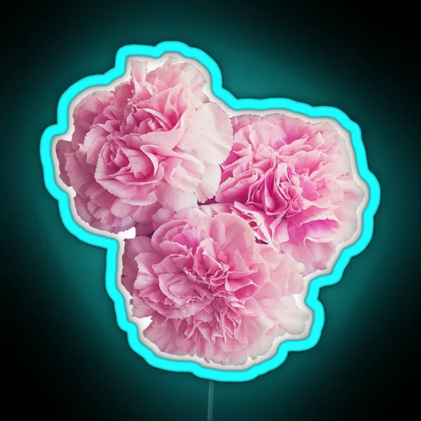 Floral Cluster RGB Neon Sign