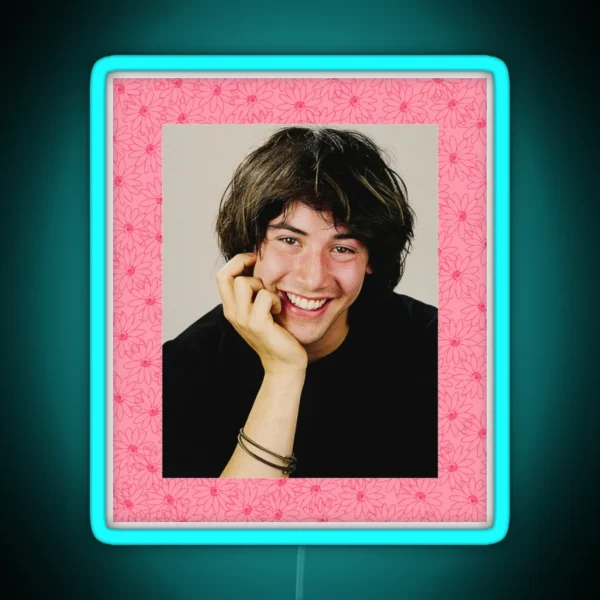 Floral Keanu RGB Neon Sign