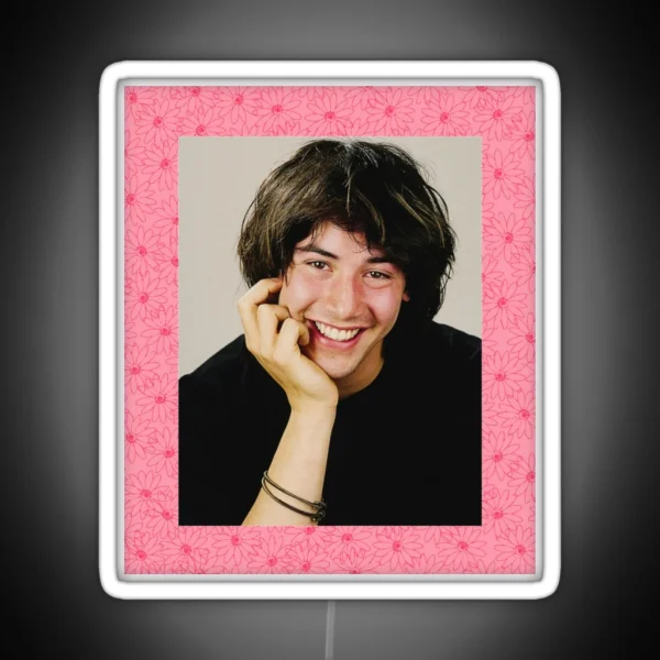 Floral Keanu RGB Neon Sign