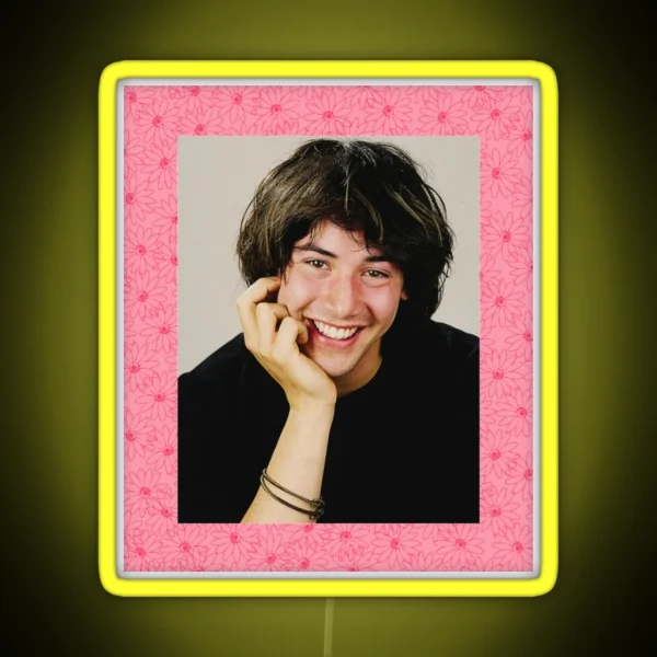 Floral Keanu RGB Neon Sign