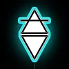 Vintage inspired geometric shapes colorful LED neon signs for sale