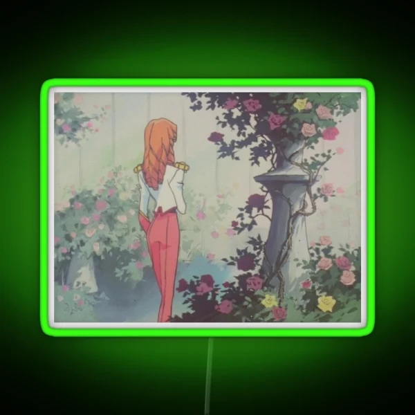 Flower Anime RGB Neon Sign
