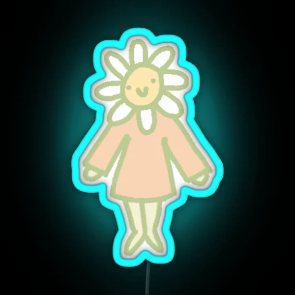 Flower Child RGB Neon Sign