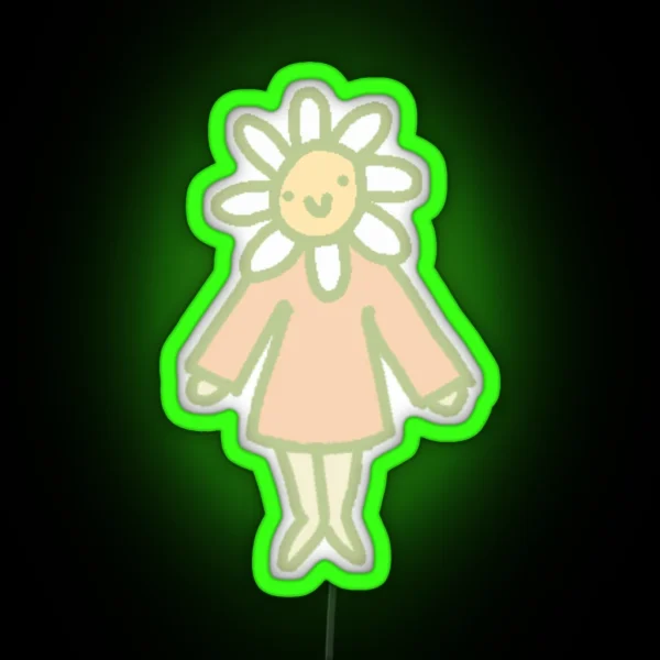 Flower Child RGB Neon Sign