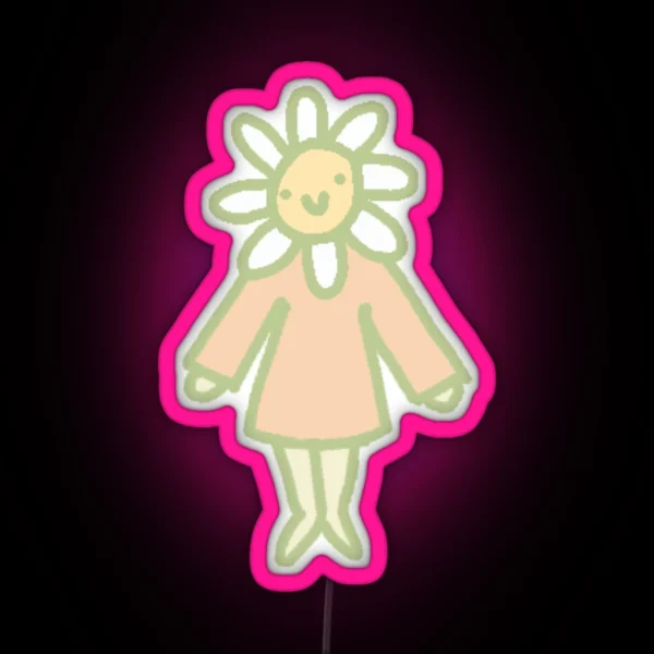 Flower Child RGB Neon Sign