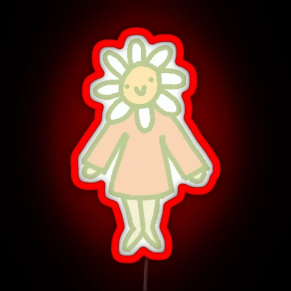 Flower Child RGB Neon Sign