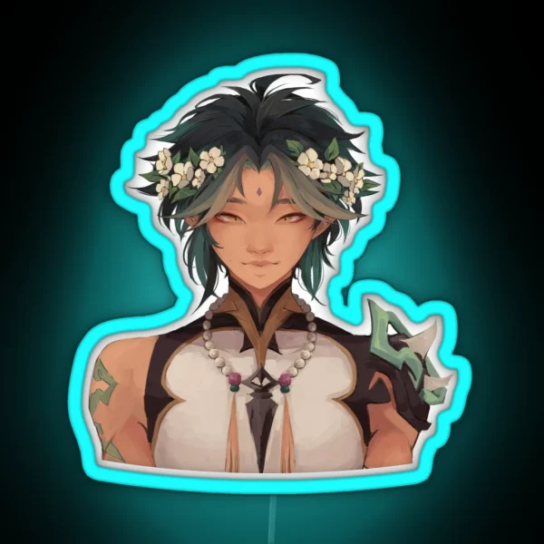 Flower Crown Xiao RGB Neon Sign