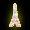 RGB LED canvas art decorative flower inspired Eiffel Tower Parisian