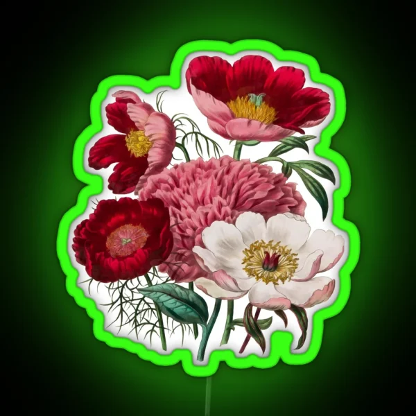 Flower Garden RGB Neon Sign