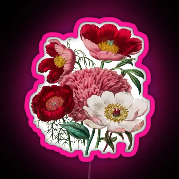 Flower Garden RGB Neon Sign