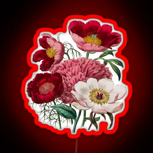 Flower Garden RGB Neon Sign