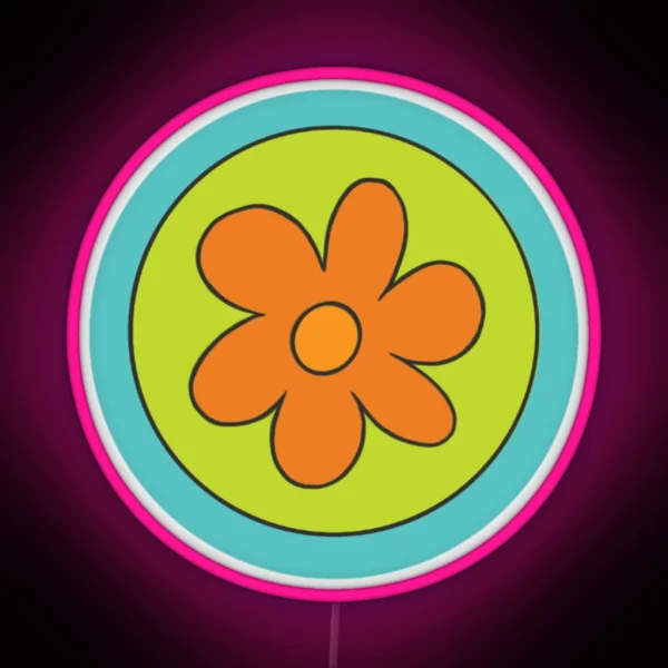 Flower Power RGB Neon Sign