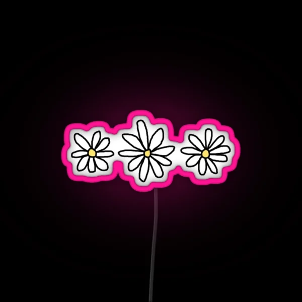 Flower Tumblr RGB Neon Sign