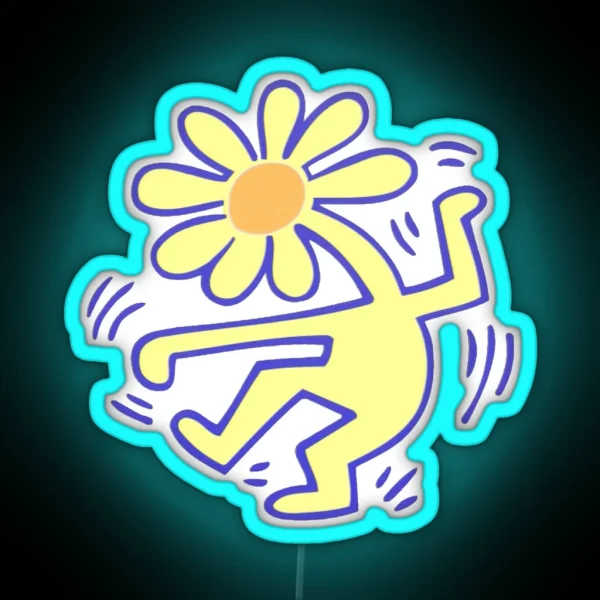 Flowerhead RGB Neon Sign