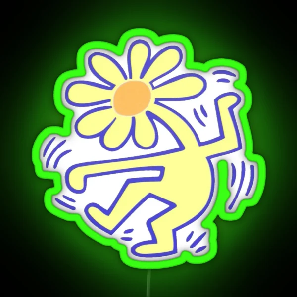 Flowerhead RGB Neon Sign