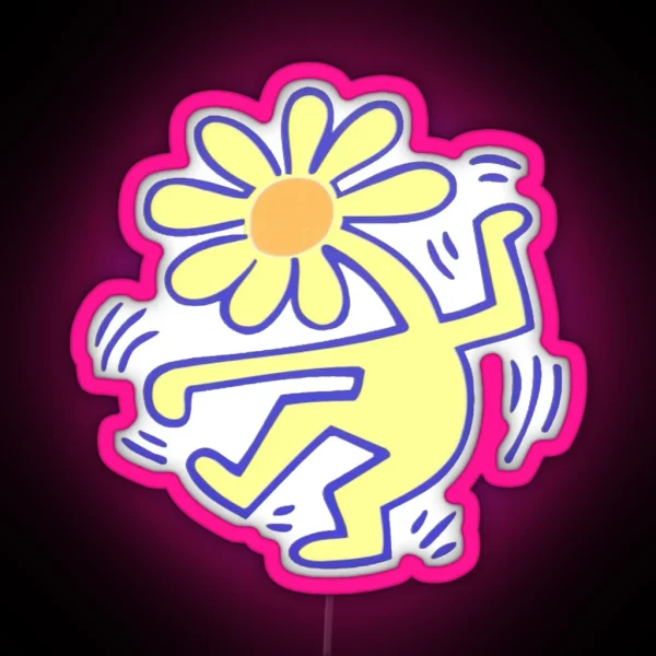 Flowerhead RGB Neon Sign
